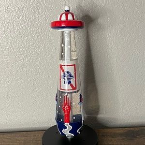 New ~ Pabst Blue Ribbon Beer Art Tap Handle UFO Flying Saucer Ship PBR